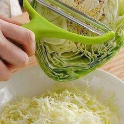 양배추채칼 쓰는법, 2분만에 반 통 싹쓸이하는 속도왕 기술