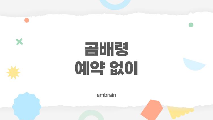 곰배령 예약 없이