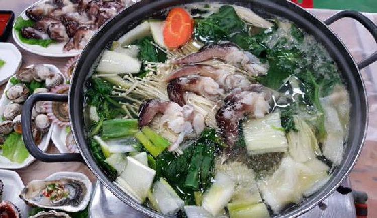 새조개 샤브샤브